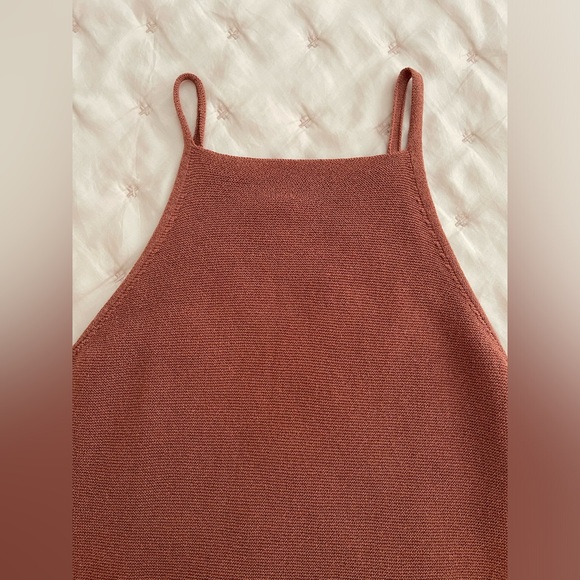 Prologue Knitted Square Neck Strappy Sleeveless Tank Sz. X-Small - Picture 4 of 5